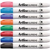 Marker Whiteboard Artline Supreme Bullet Assorted Pack 8